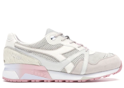 Pre-owned Diadora  N9000 24 Kilates X Large Copito In White/pink