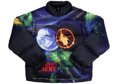 Pre-owned Supreme Undercover/public Enemy Puffy Jacket Multi