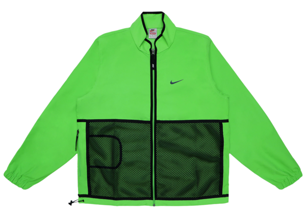 nike running jacket green