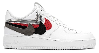 Pre-owned Nike Air Force 1 Low John Geiger Misplaced Checks White In  White/white | ModeSens