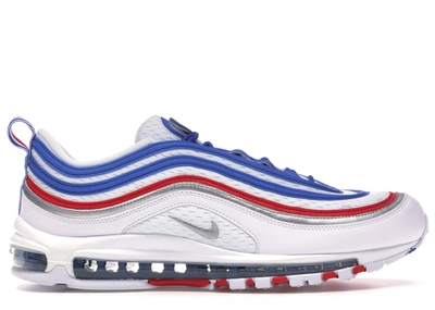 Pre-owned Nike Air Max 97 Game Royal Metallic Silver University Red In Game  Royal/metallic Silver-university Red | ModeSens