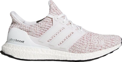 Pre-owned Adidas Originals  Ultra Boost 4.0 Candy Cane In Footwear White/footwear White/scarlet