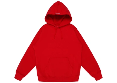Pre-owned Supreme  Illegal Business Hooded Sweatshirt Red