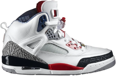 Pre-owned Jordan Spizike Mars / Do You Know In White/fire Red-black