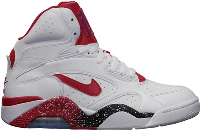 Pre-owned Nike  Air Force 180 White Red In White/hyper Red-photo Blue
