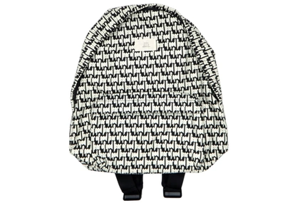 Pre-owned Fear Of God  Fog Essentials Printed Backpack Black/white