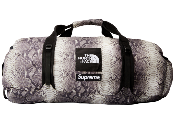 supreme black duffle bag