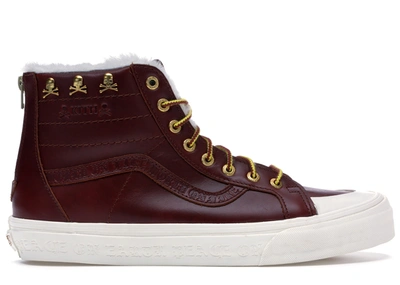 Pre-owned Vans  Sk8-hi Zip Kith X Mastermind Japan Brown In Brown/true White