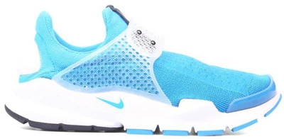 Pre-owned Nike  Sock Dart Fragment Photo Blue In Photo Blue/summit White