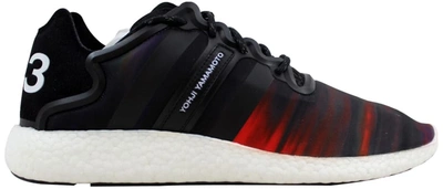 Pre-owned Adidas Originals  Y-3 Yohji Run Northern Lights In Black/red-white