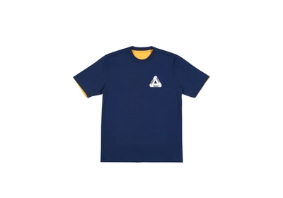 Pre-owned Palace Reverso T-shirt Navy/orange