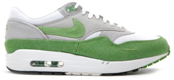 Pre-owned Nike Air Max 1 Patta 5th Anniv Green In White/chlorophyll-matte  Silver | ModeSens