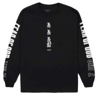 Pre-owned Fear Of God  Jay-z Longsleeve T-shirt Black