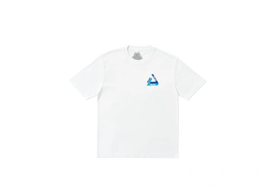 Pre-owned Palace Tri-shadow T-shirt White/blue