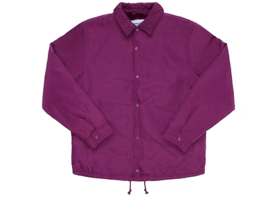 Pre-owned Supreme  Champion Label Coaches Jacket Purple