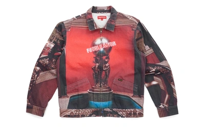 Pre-owned Supreme  Scarface The World Is Yours Denim Jacket Multi
