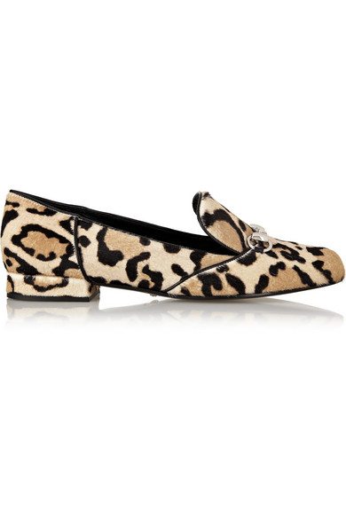 gucci cheetah loafers