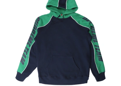 Pre-owned Supreme Gt Hooded Sweatshirt Navy