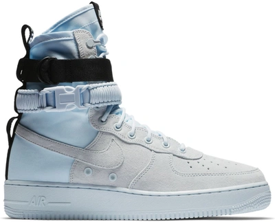 Pre-owned Nike  Sf Air Force 1 High Blue Tint In Blue Tint/blue Tint-black-blue Tint