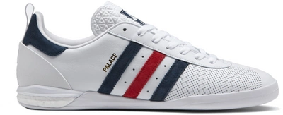 Pre-owned Adidas Originals  Palace Indoor White In White/blue/red