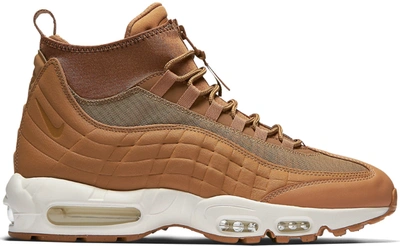 Pre-owned Nike Air Max 95 Sneakerboot Flax (2017) In Flax/flax-ale Brown-sail