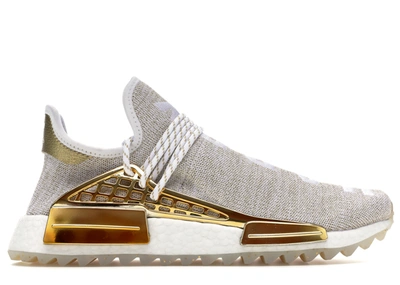 Pre-owned Adidas Originals Adidas Pharrell Nmd Hu China Pack Happy (gold) (friends And Family) In Gold/white