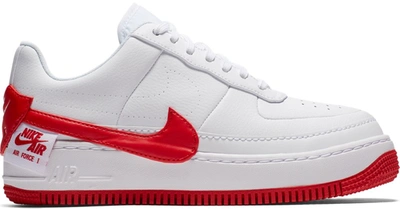 Pre-owned Nike Air Force 1 Jester Xx White University Red (women's) In White/university Red
