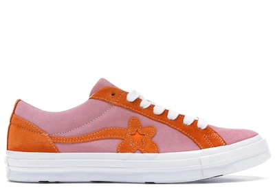Pre-owned Converse  One Star Ox Tyler The Creator Golf Le Fleur Pink Orange In Candy Pink/orange Peel-white