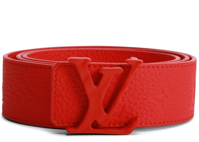 Pre-owned Louis Vuitton Initials Shape Belt Monogram 40mm Absolute