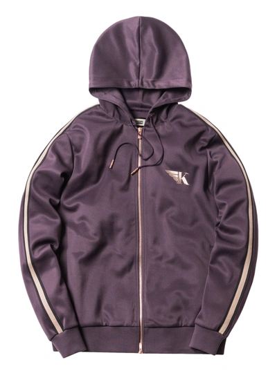 Pre-owned Kith  Hooded Track Jacket Vintage Violet
