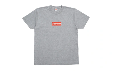Pre owned Supreme 20th Anniversary Box Logo Tee Grey ModeSens