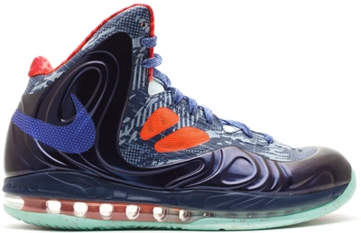 Pre-owned Nike  Air Max Hyperposite Glow-in-the-dark In Hyper Blue/obsidian-total Crimson