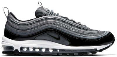 Pre-owned Nike  Air Max 97 Cool Grey Black Patent In Cool Grey/black-white