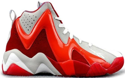 Pre-owned Reebok  Kamikaze Ii Ghost Of Christmas Past In White/steel Grey-red