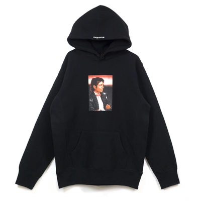 Pre-owned Supreme  Michael Jackson Hooded Sweatshirt Black