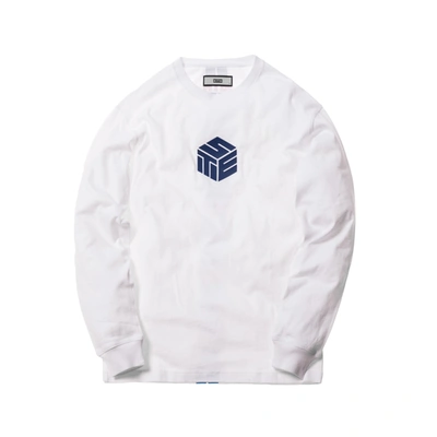 Pre-owned Kith 3-d Set L/s Tee White