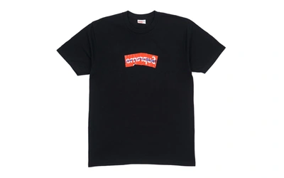 Pre-owned Supreme Comme Des Garcons Shirt Box Logo Tee Black