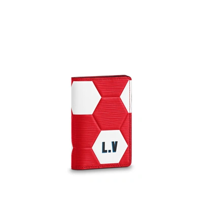 Pre-owned Louis Vuitton  Pocket Organizer Hexagonal Fifa World Cup Rouge