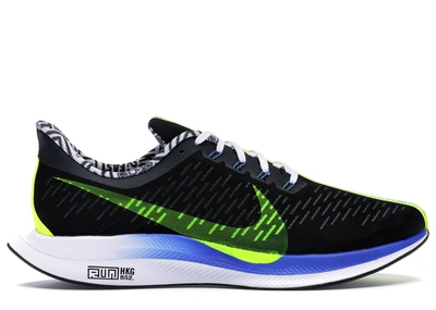 Pre-owned Nike  Zoom Pegasus 35 Turbo Hong Kong Marathon In Black/volt-white-racer Blue