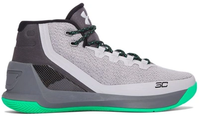 Pre-owned Under Armour  Curry 3 Grey Matter Green In Grey/black-green