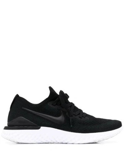 Nike Epic React Flyknit 2 Sneakers In Black