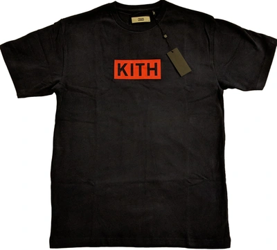 Pre-owned Kith Classic Logo Tee Navy/red
