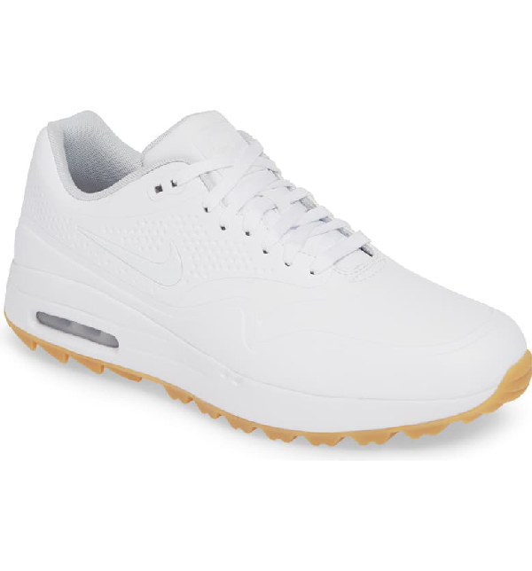 nike air max golf shoes white gum