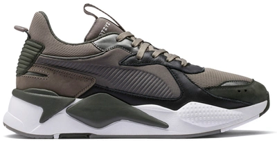 Pre-owned Puma  Rs-x Trophies Dark Shadow In Dark Shadow/white