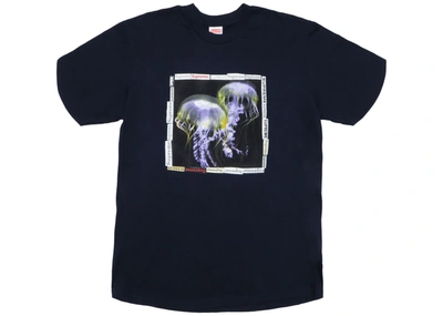 Pre-owned Supreme  Jellyfish Tee Navy