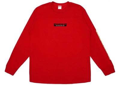 Pre-owned Supreme 1994 Ls Red | ModeSens