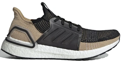 Pre-owned Adidas Originals  Ultra Boost 2019 Core Black Raw Sand In Core Black/raw Sand/grey Two