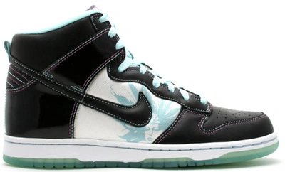 Pre-owned Nike  Dunk High Santana In Black/black-glacier Ice