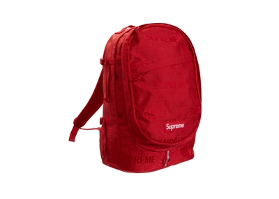 Pre-owned Supreme Backpack (ss19) Red
