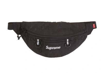 Pre-owned Supreme Waist Bag (ss19) Black